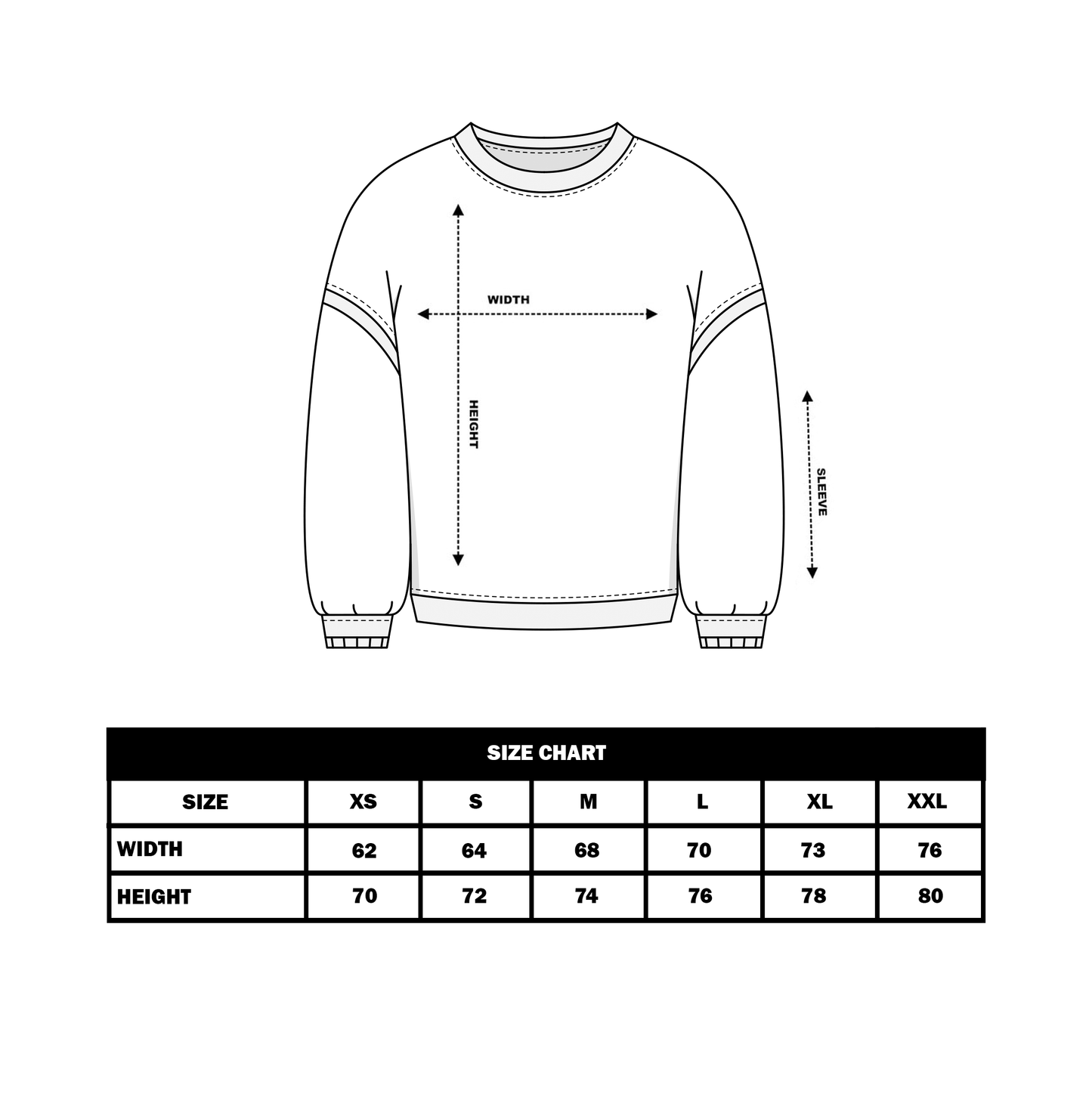 KIGALI BLACK CREWNECK