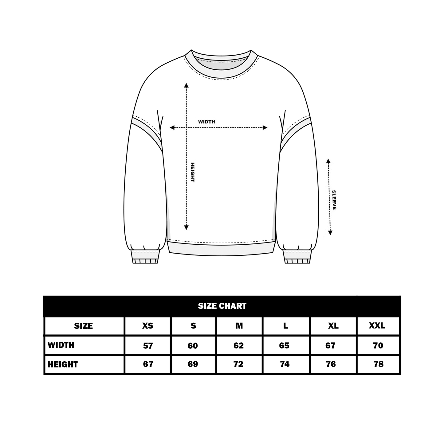 EMBRACE THE MADNESS BLACK CREWNECK