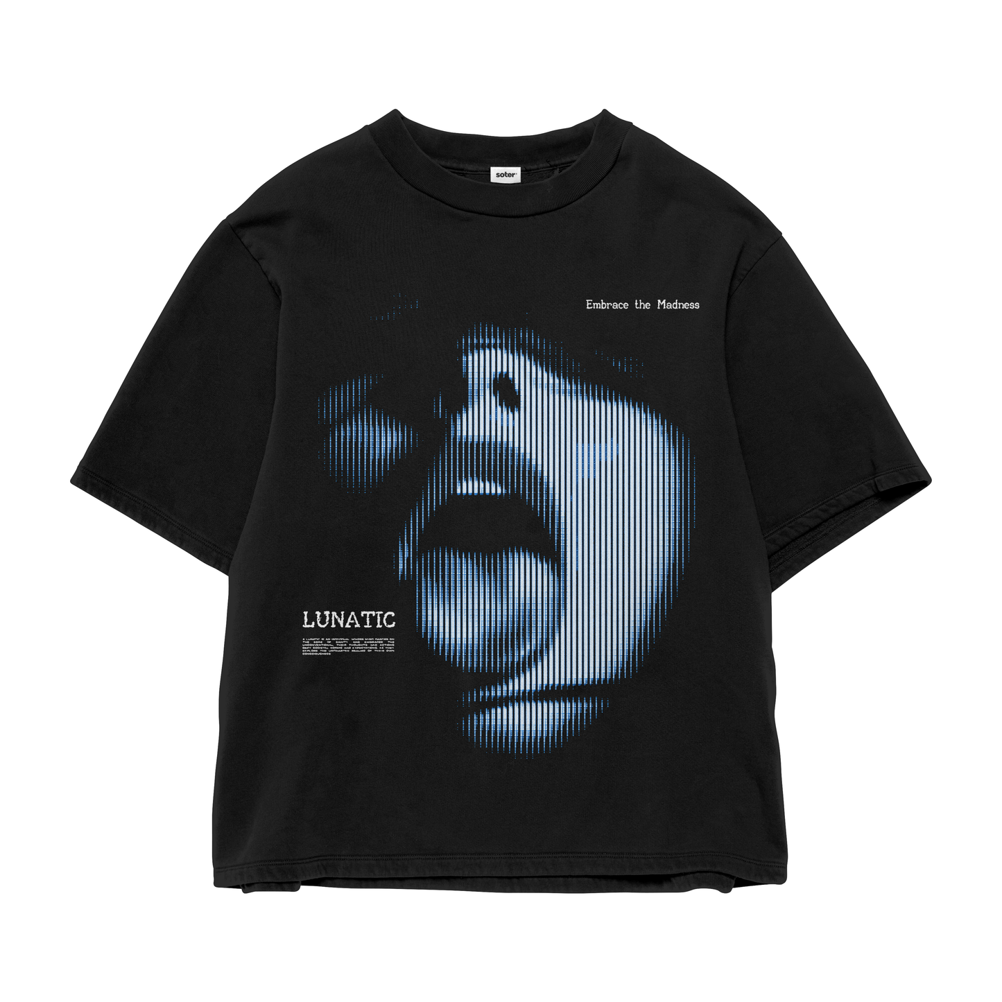 EMBRACE THE MADNESS BLACK T-SHIRT