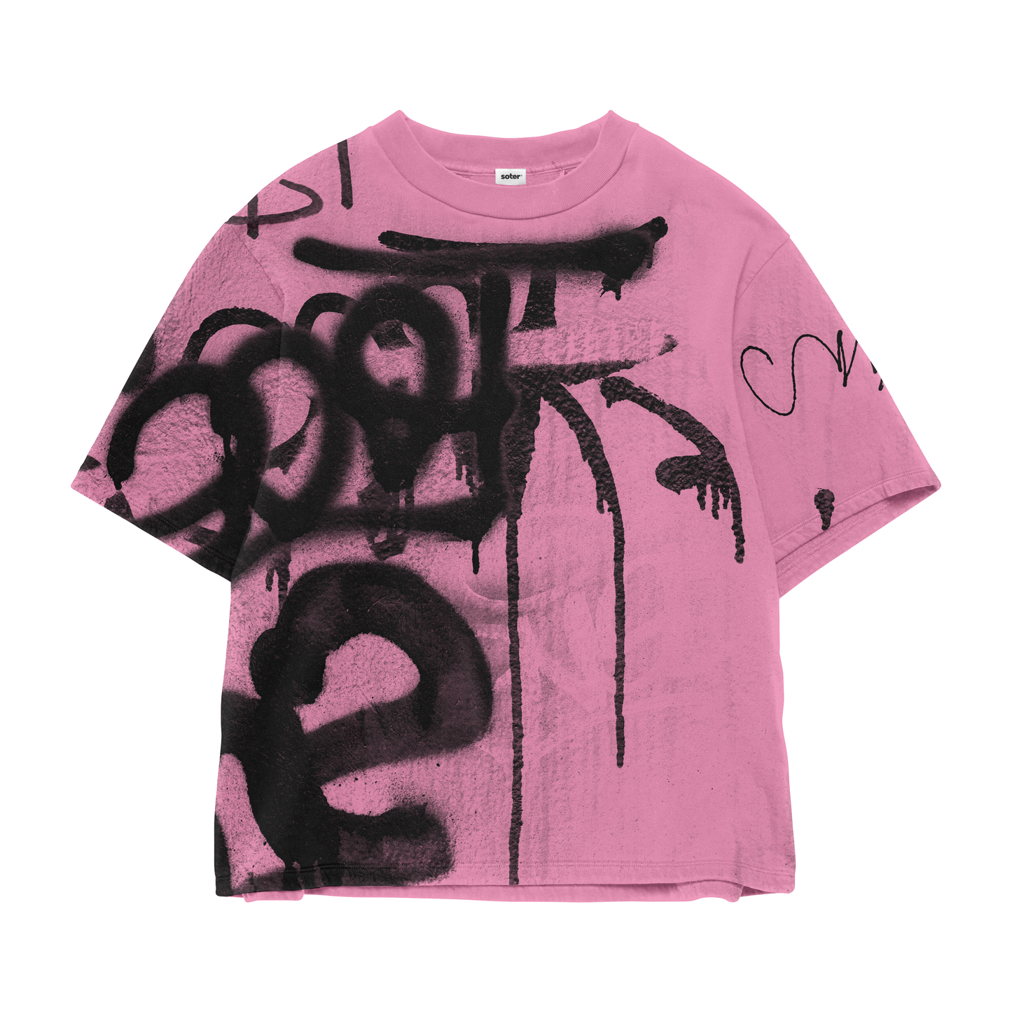 GRAFFITI PINK T-SHIRT