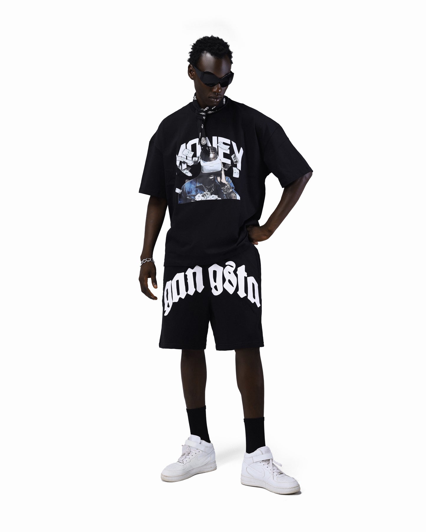 GANGSTA BLACK SHORT