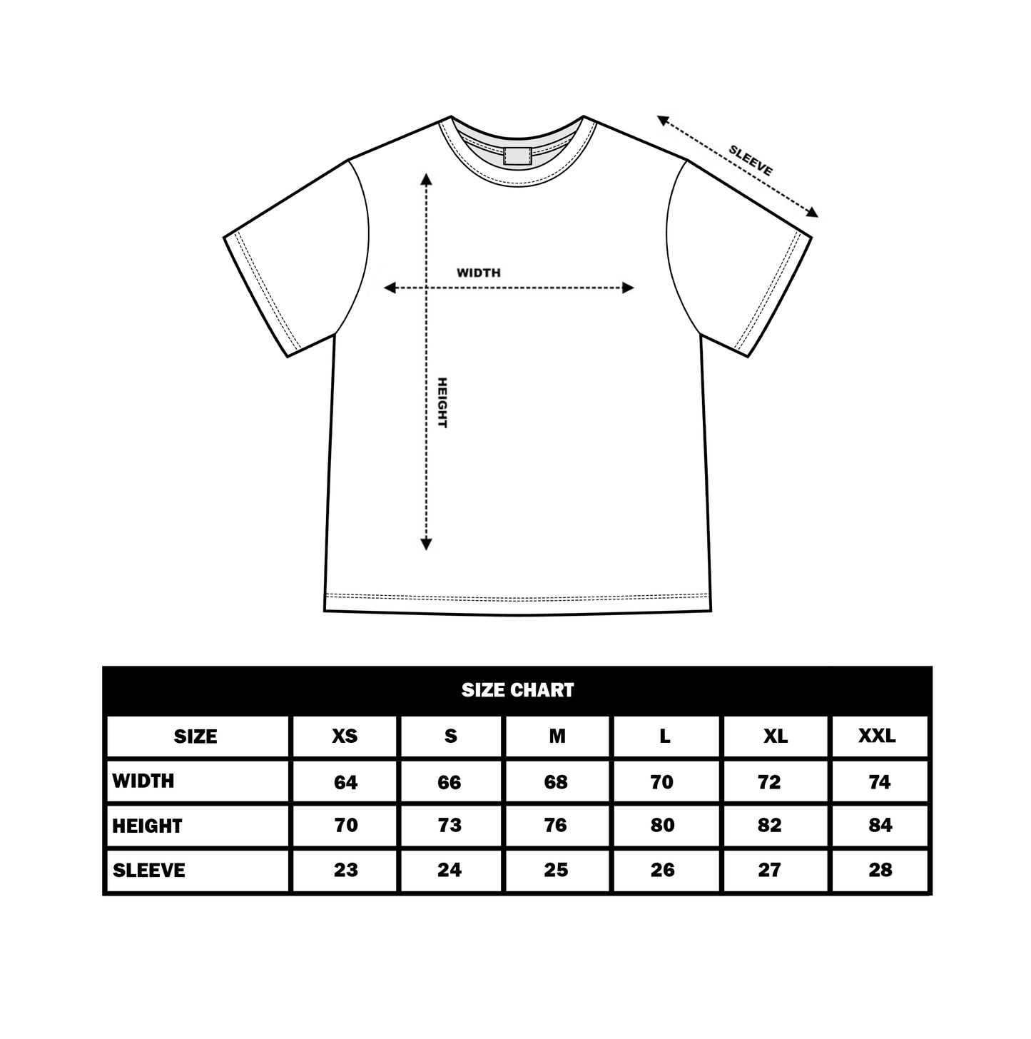 GHOST FLORA BLACK T-SHIRT