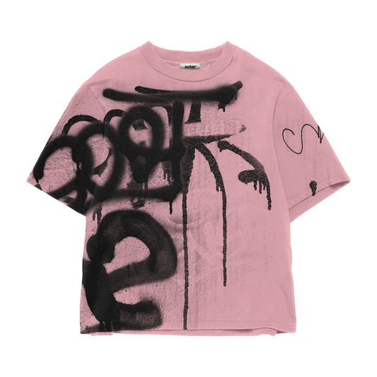GRAFFITI PINK T-SHIRT