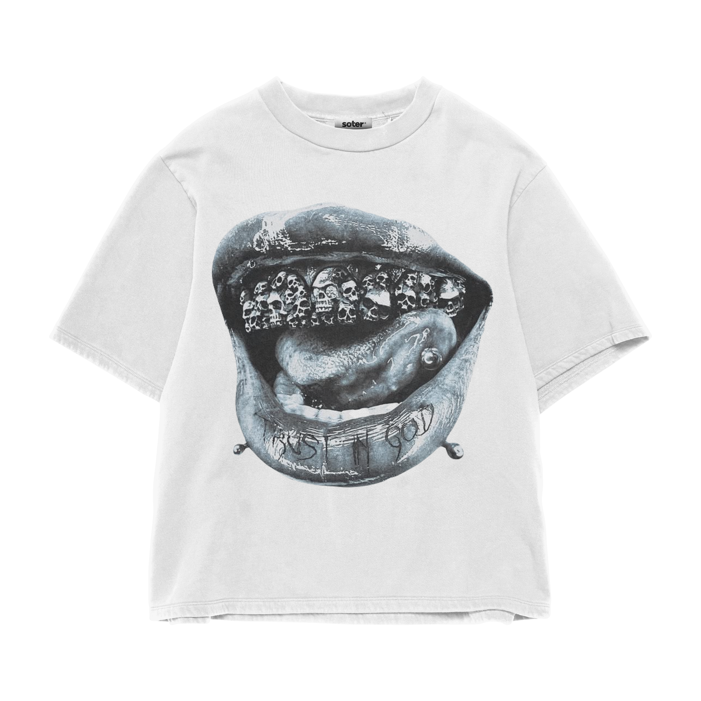 TRUST IN GOD OFF WHITE T-SHIRT