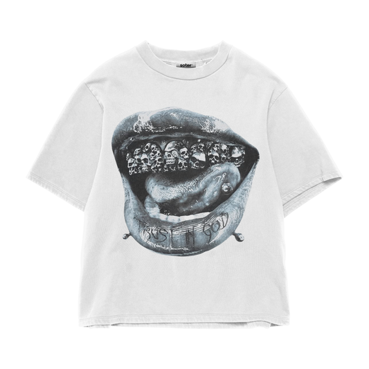 TRUST IN GOD OFF WHITE T-SHIRT