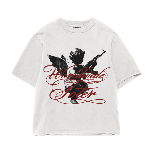 NO MERCY OFF WHITE T-SHIRT