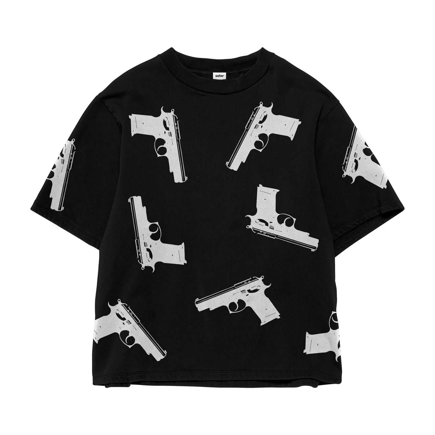 TRIGGER NOIR BLACK T-SHIRT