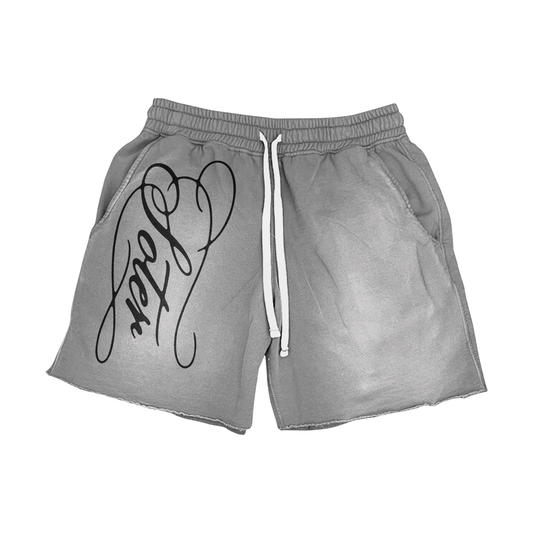 GREY WIDE FIT SHORT [Pre-order]