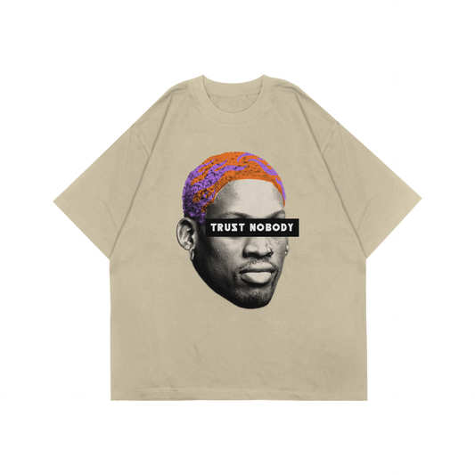 TRUST NOBODY BEIGE T-SHIRT