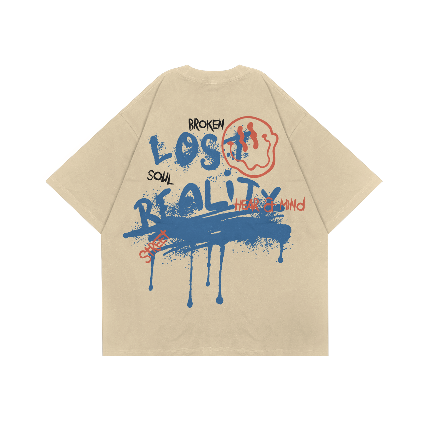 LOST REALITY BEIGE T-SHIRT