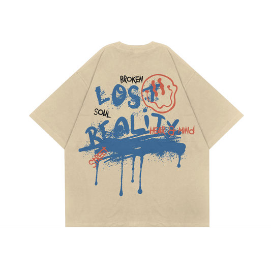 LOST REALITY BEIGE T-SHIRT