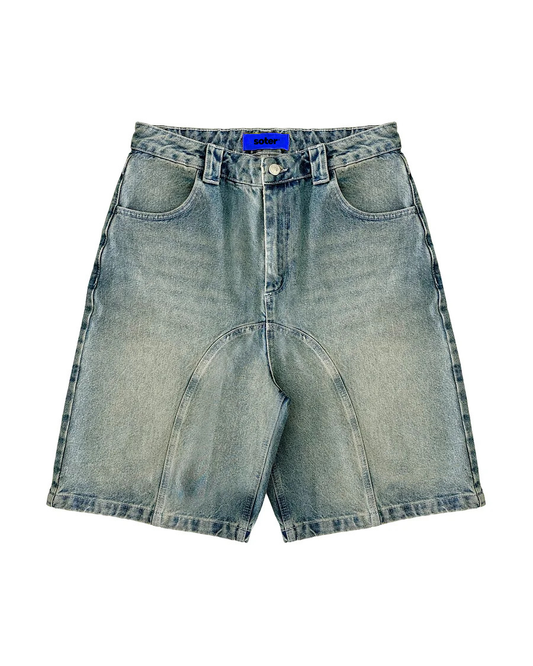 LIGHT BLUE DENIM SHORT
