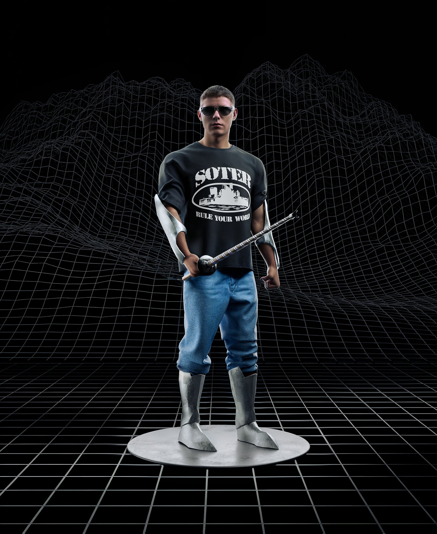 RYW BLACK T-SHIRT