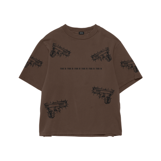 GANGSTER'S BROWN T-SHIRT