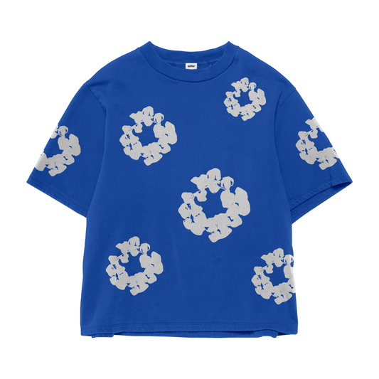 GHOST FLORA BLUE T-SHIRT [Pre-order]