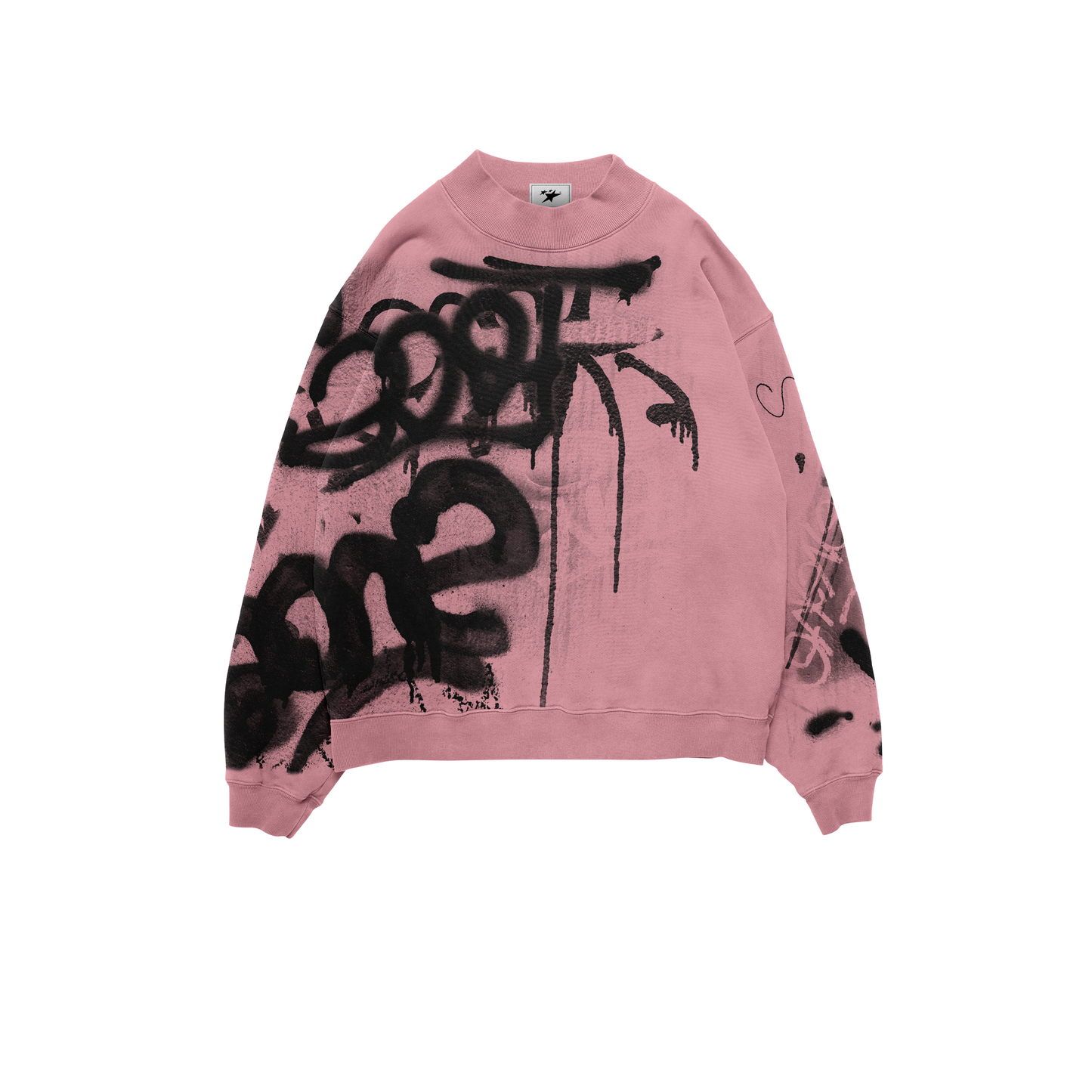 GRAFFITI PINK CREWNECK