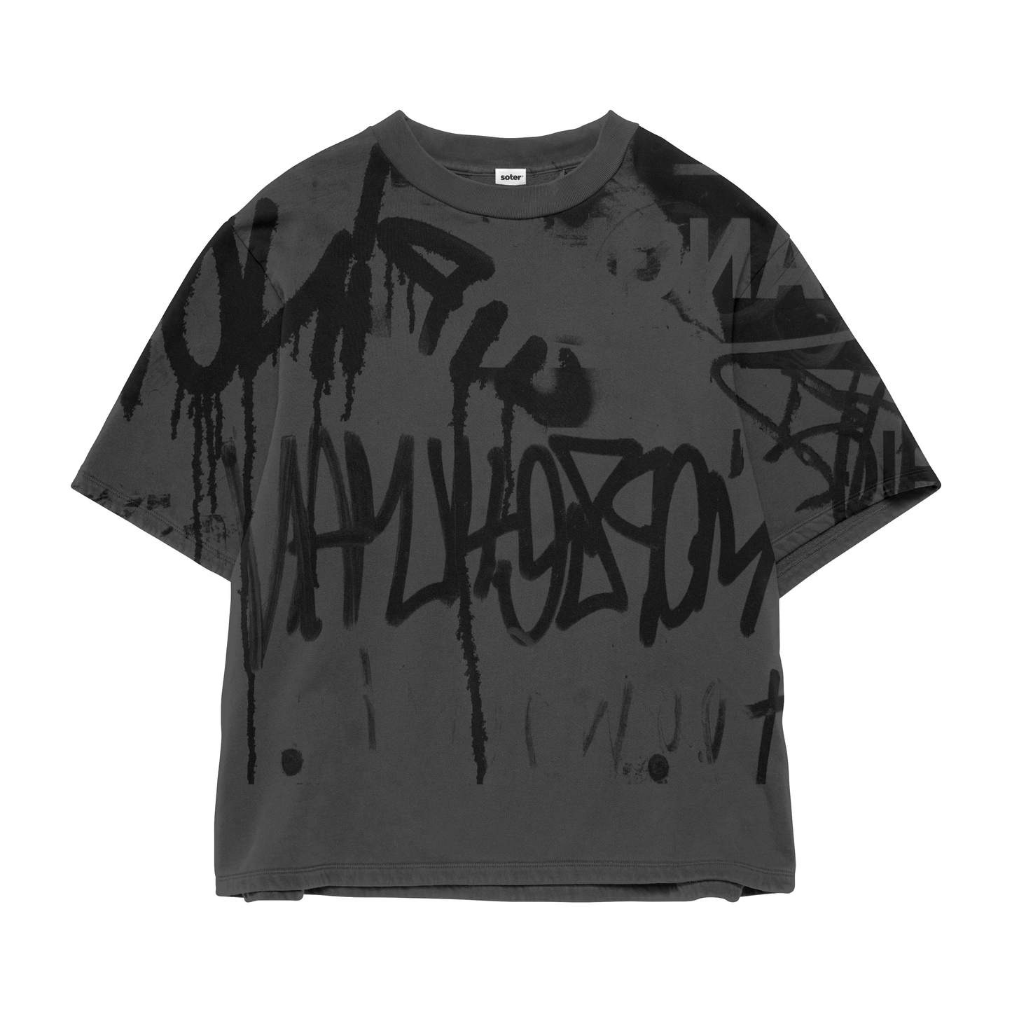 GRAFFITI GREY T-SHIRT [Pre-order]