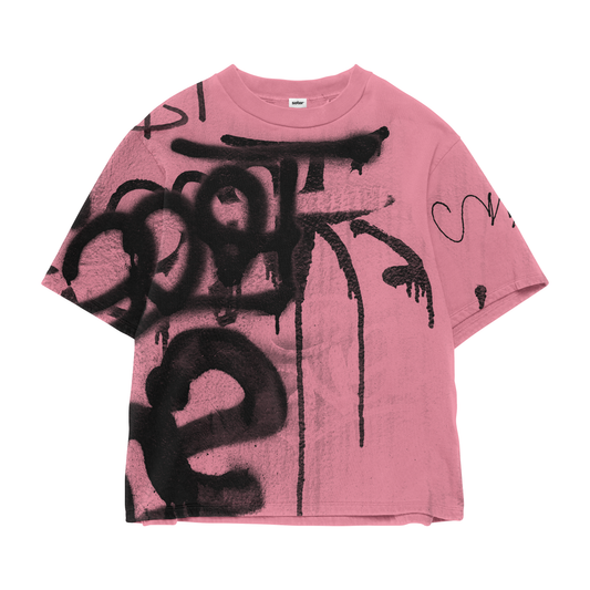 GRAFFITI PINK T-SHIRT