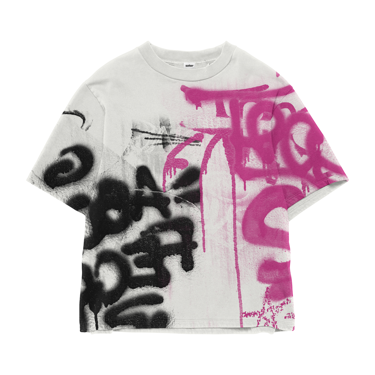 GRAFFITI OFF WHITE T-SHIRT