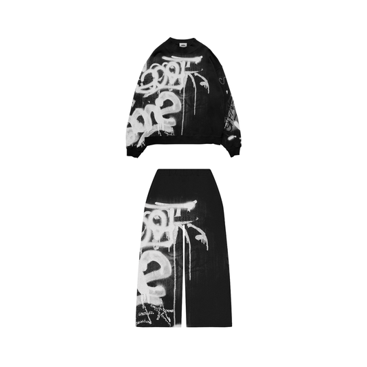 GRAFFITI BLACK SET