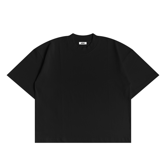 BOXY FIT BLACK T-SHIRT