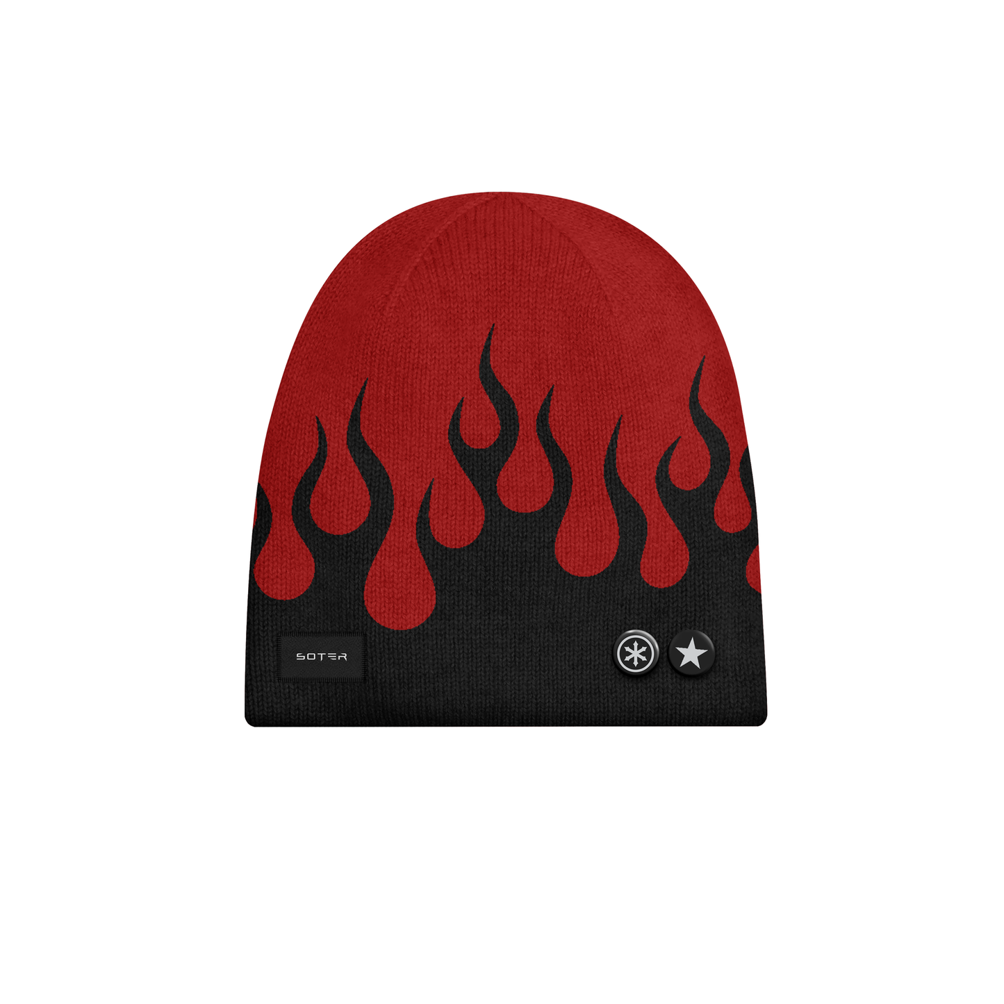 RED FLAME BEANIE